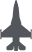 gray airplane icon
