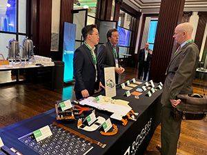 product table display at nyse investor day