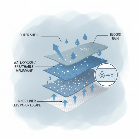 Rain Gear Layers